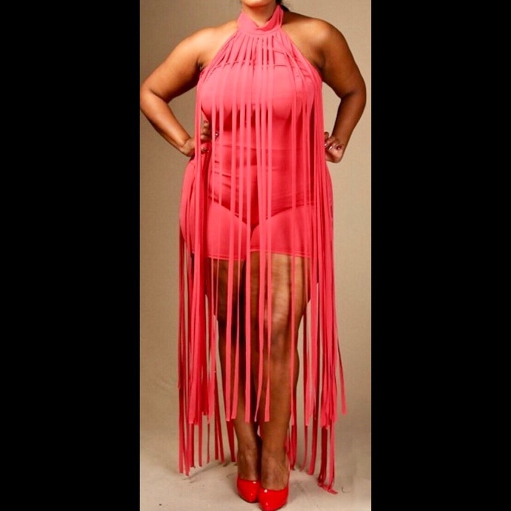 Brand New Plus Size Fringe Romper 😍